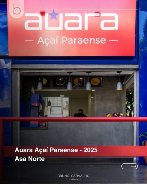 A @auaraacaiparaense já existia quando nos procurou.

O desafio aqui não era criar do zero.
Era adaptar algo que já funcionava a um novo espaço
e preparar a marca para crescer.

Na unidade da Asa Norte, reorganizamos a identidade.
Ajustamos posicionamento.
Estruturamos um padrão.

Um espaço que funciona hoje
e que orienta como a marca se apresentará nas próximas unidades.

Para sua marca crescer, o espaço precisa acompanhar.

-
- fotos @bruno.b.castro 

#ArquiteturaComercial #ProjetoDeFranquia #BrandingEspacial #ArquiteturaBrasília #ExpansãoDeMarca